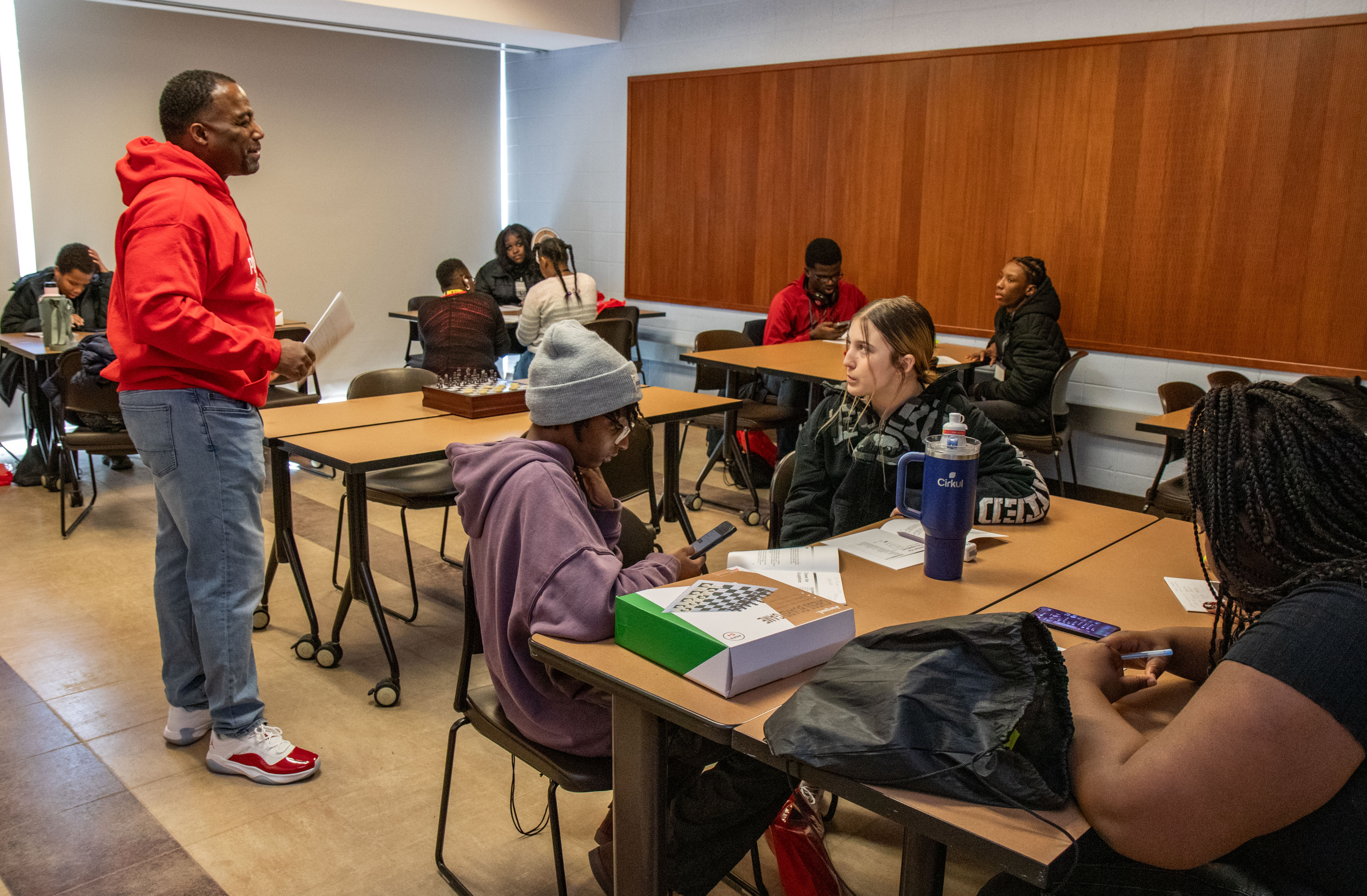 Financial Literacy — facilitator leading a workshop session