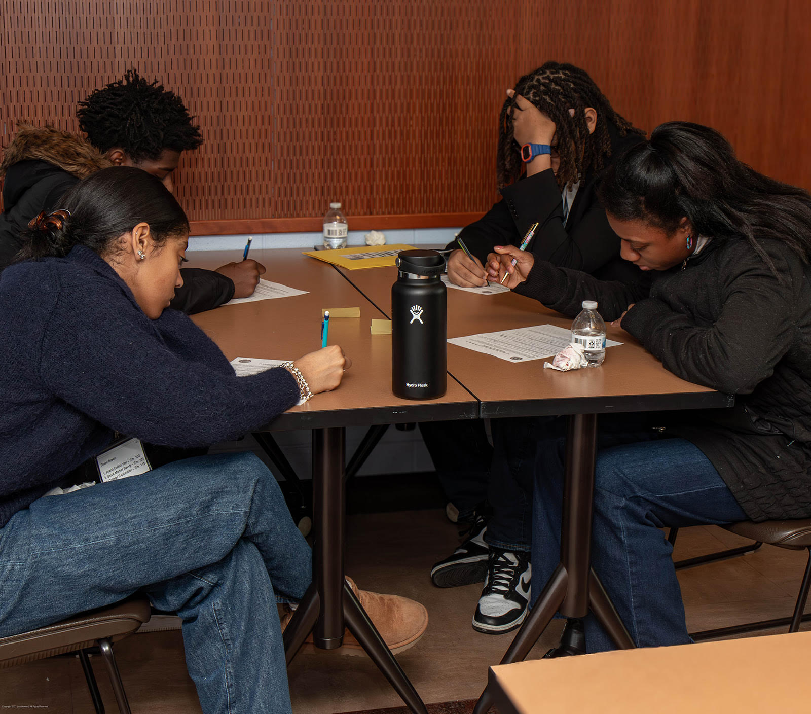 Tutoring — students working at a desk